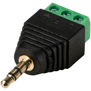 Main product image for 3.5mm Male to Screw Terminal Connector 090-110